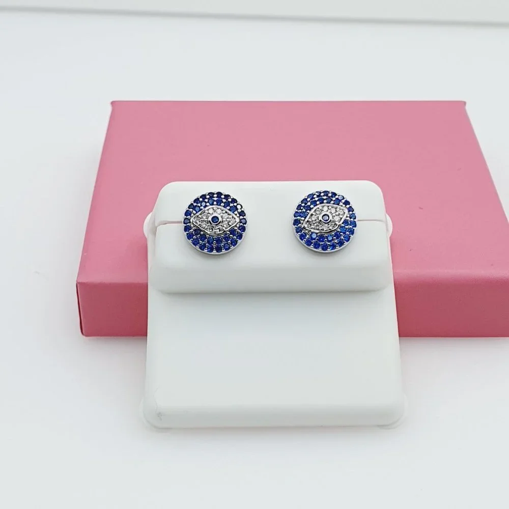 - 925 Sterling Silver Cubic Zirconia Earrings, U19254547